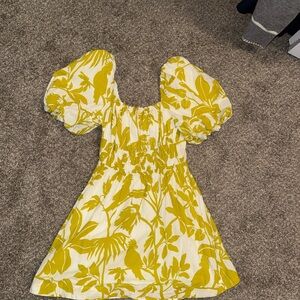 Floral Puff Sleeve Dress